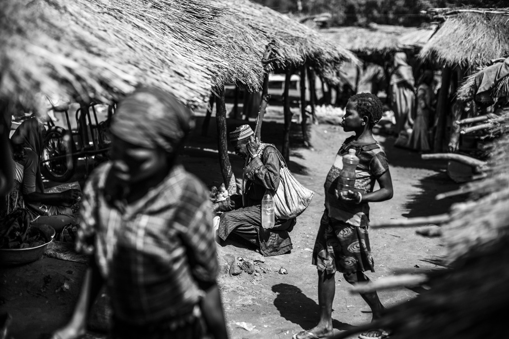 REPORTAGE SUR LA SITUATION ALIMENTAIRE DANS LE CAMP DE AMBOKO, AU SUD DU TCHAD.