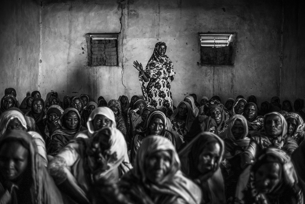 REPORTAGE SUR LA SITUATION ALIMENTAIRE DANS LE CAMP DE IRIDIMI, A L'EST DU TCHAD.