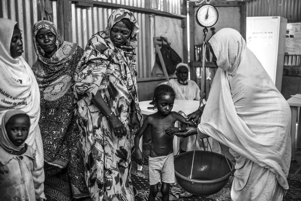 REPORTAGE SUR LA SITUATION ALIMENTAIRE DANS LE CAMP DE REFUGIES DE M'NABAK, A L'EST DU TCHAD.