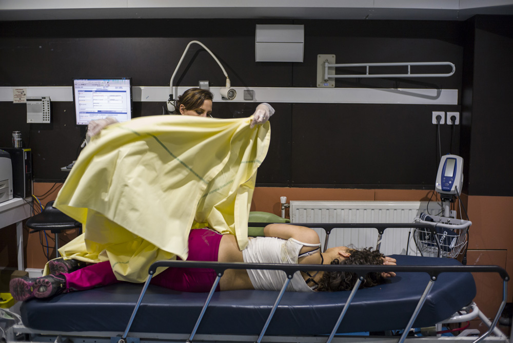 IMMERSION AUX URGENCES DE L'HOPITAL LARIBOISIERE A PARIS.