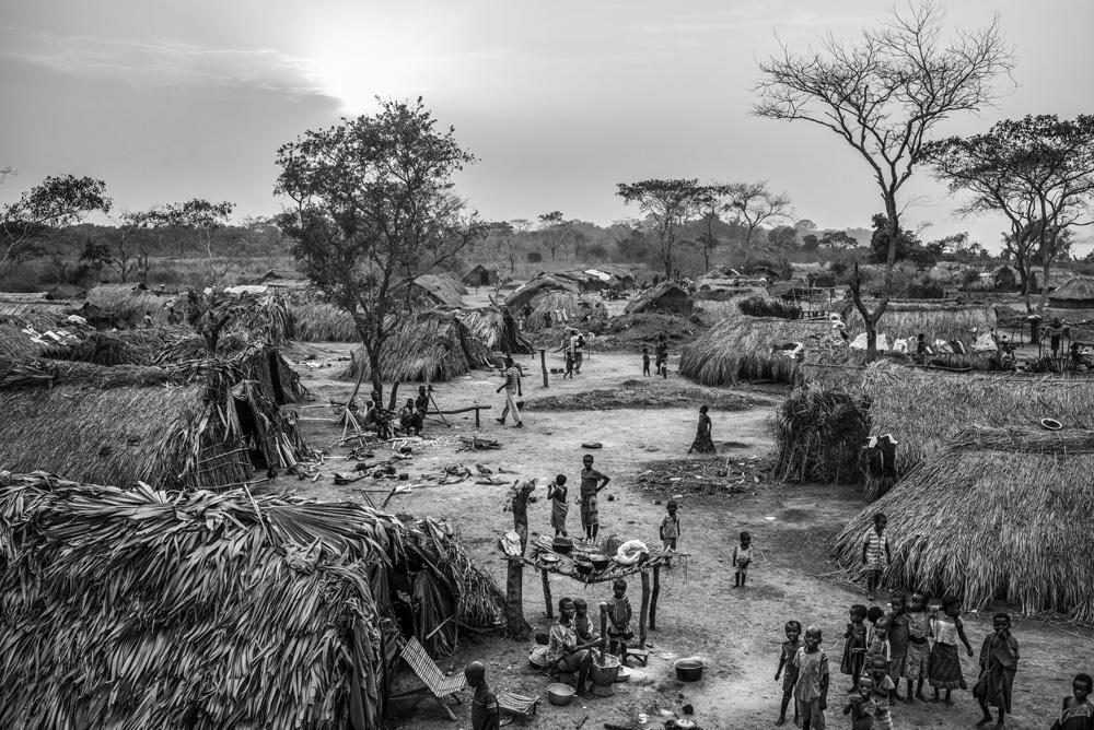 REFUGEES FROM CAR JUST ARRIVED IN THE UNHCR BILI CAMP, IN NORTH CONGO DRC.