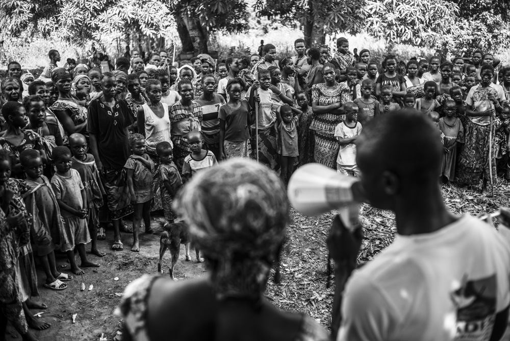 REFUGEES FROM CAR LIVE FROM SEVERAL MONTHS ALONG THE UBANGUI RIVER, IN NORTH CONGO DRC.