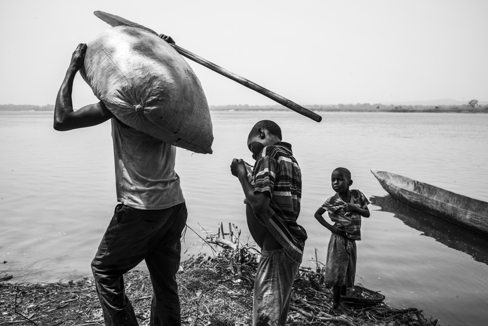 REFUGEES FROM CAR JUST ARRIVED IN THE UNHCR BILI CAMP, IN NORTH CONGO DRC.