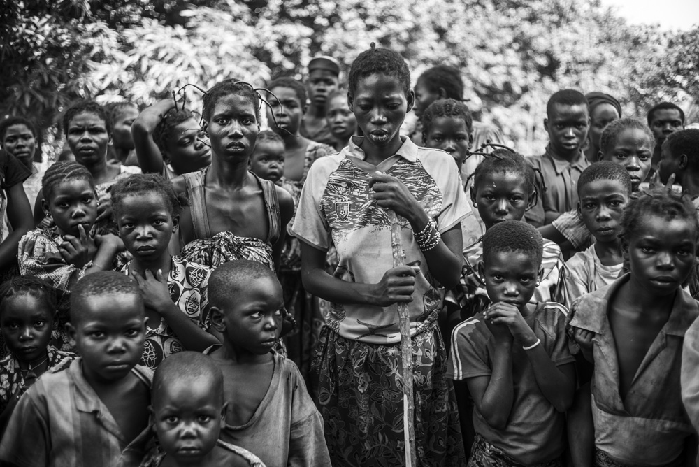 REFUGEES FROM CAR LIVE FROM SEVERAL MONTHS ALONG THE UBANGUI RIVER, IN NORTH CONGO DRC.