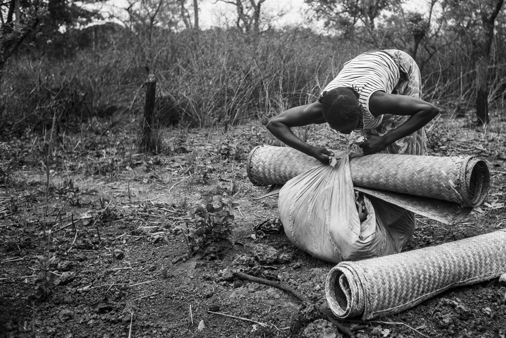 REFUGEES FROM CAR LIVE FROM SEVERAL MONTHS ALONG THE UBANGUI RIVER, IN NORTH CONGO DRC.