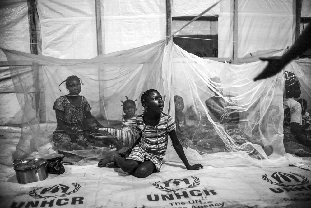 REFUGEES FROM CAR LIVE FROM SEVERAL MONTHS ALONG THE UBANGUI RIVER, IN NORTH CONGO DRC.