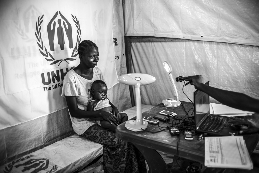 REFUGEES FROM CAR LIVE FROM SEVERAL MONTHS ALONG THE UBANGUI RIVER, IN NORTH CONGO DRC.