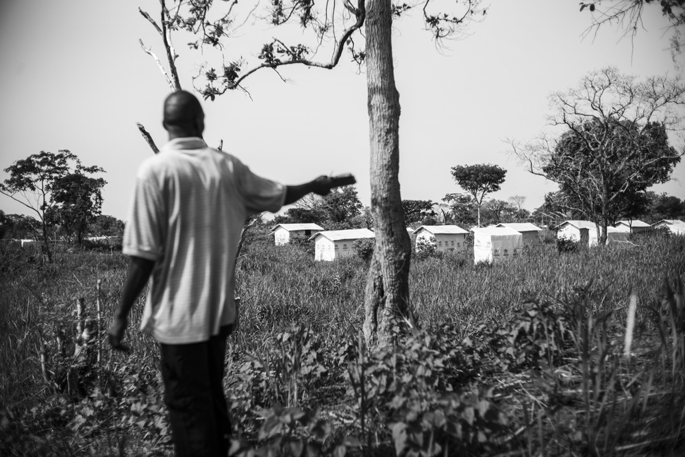 REFUGEES FROM CAR JUST ARRIVED IN THE UNHCR BILI CAMP, IN NORTH CONGO DRC.