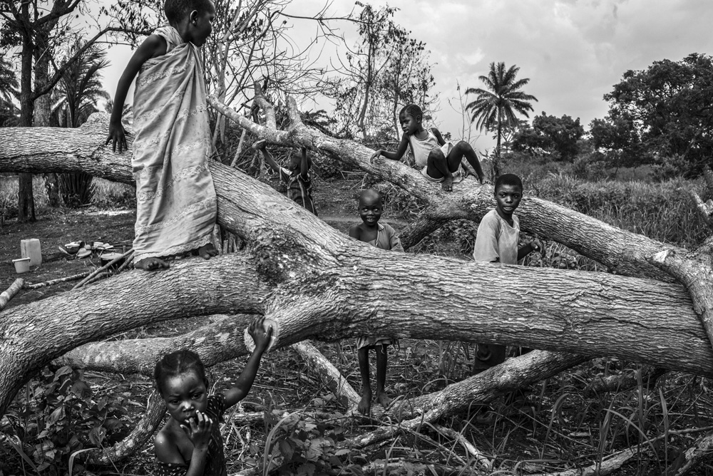 REFUGEES FROM CAR JUST ARRIVED IN THE UNHCR BILI CAMP, IN NORTH CONGO DRC.