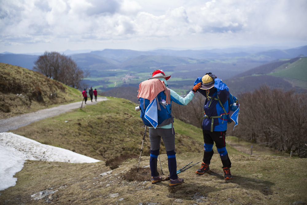 LE PELERINAGE DE SAINT-JACQUES-DE-COMPOSTELLE, SUR LE CAMINO FRANCES EN ESPAGNE.