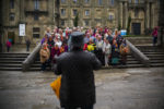 LE PELERINAGE DE SAINT-JACQUES-DE-COMPOSTELLE, SUR LE CAMINO FRANCES EN ESPAGNE. thumbnail