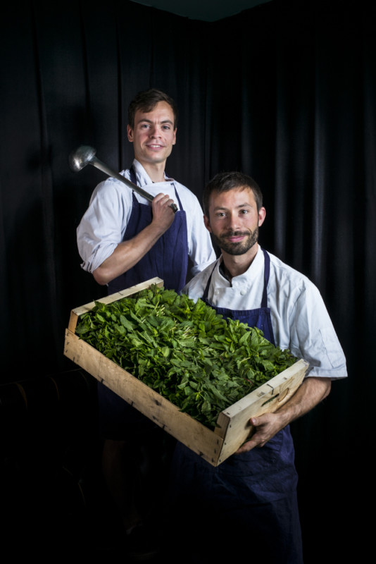 PORTRAIT OF SEBASTIEN PRUNIER AND LOUIS JACQUOT.