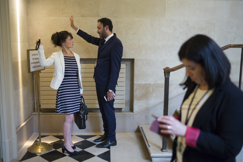 SANDRINE LE FEUR, DEPUTE EN MARCHE DU FINISTERE, A L'ASSEMBLEE NATIONALE.