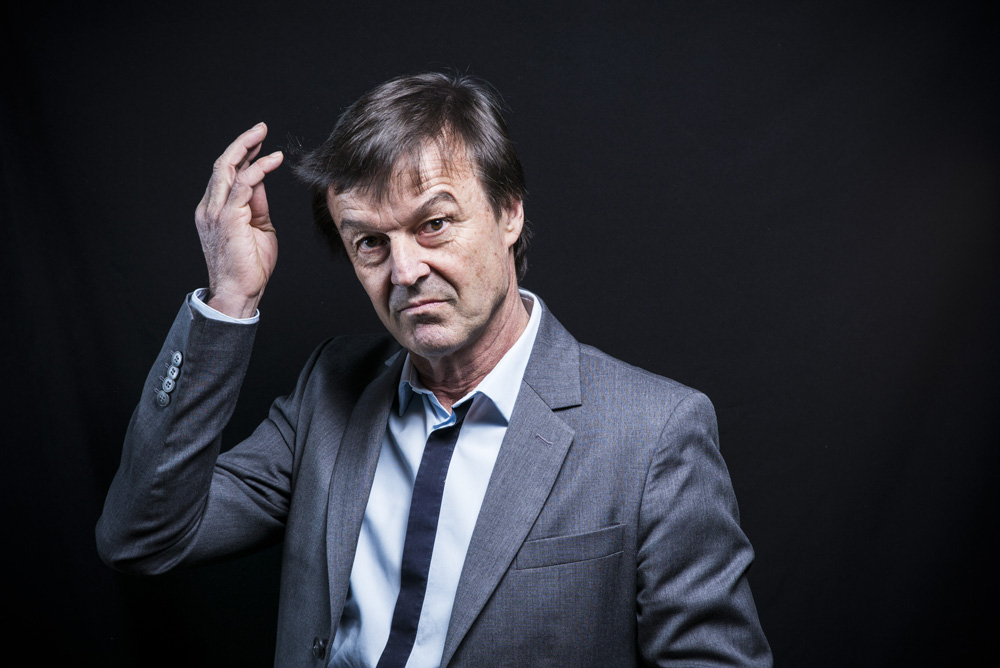 PORTRAIT DE NICOLAS HULOT, MINISTRE D'ETAT, DE LA TRANSITION ECOLOGIQUE ET SOLIDAIRE.