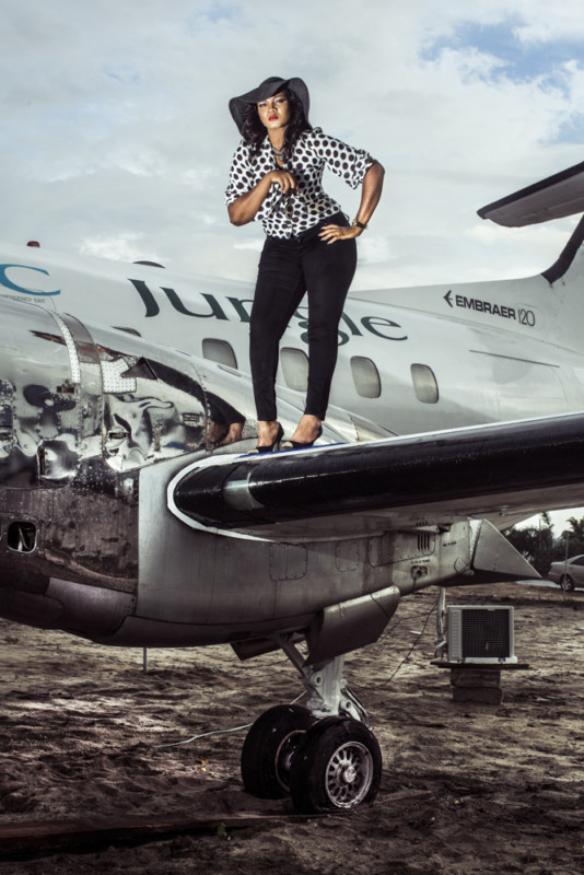 PORTRAIT DE L'ACTRICE STAR DE NOLLYWOOD, OMOTOLA.