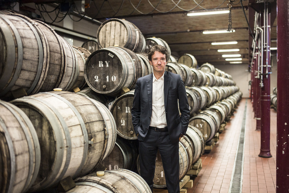 VISITE D'ANTOINE ARNAULT, A L'OCCASION DES JOURNEES PARTICULIERES DE LVMH, EN CHAMPAGNE.