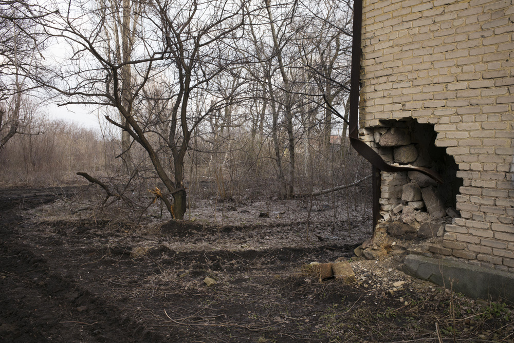 UN VILLAGE SUR LA LIGNE DE FRONT UKRAINIENNE.