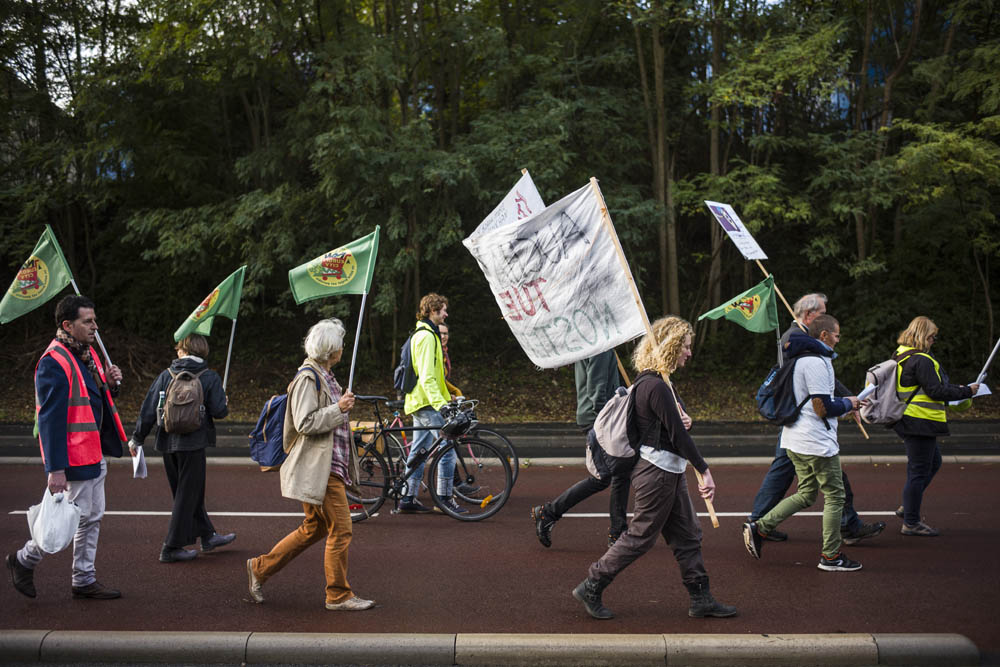 MARCHE DE GONESSE A MATIGNON, CONTRE LA GARE DE GONESSE ET LE PROJET EUROPACITY.