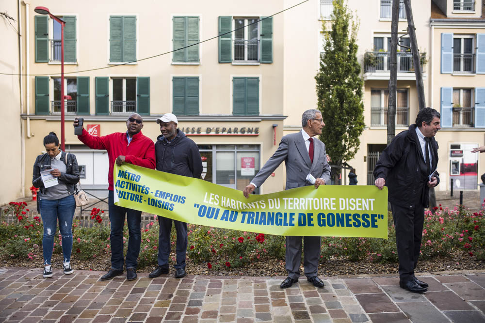 MARCHE DE GONESSE A MATIGNON, CONTRE LA GARE DE GONESSE ET LE PROJET EUROPACITY.