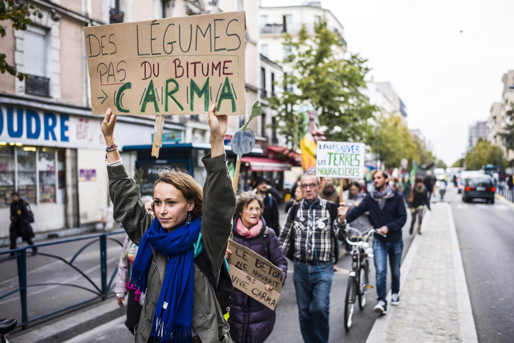 MARCHE ENTRE GONESSE ET MATIGNON, CONTRE LE PROJET EUROPACITY.