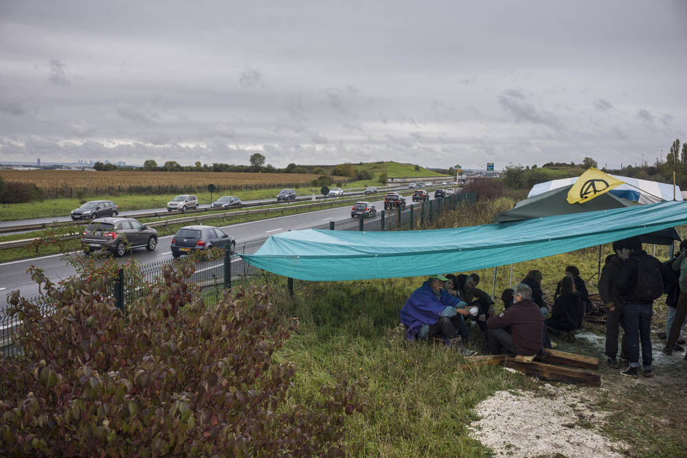 OCCUPATION DE LA ZONE DU TRIANGLE DE GONESSE, CONTRE LE PROJET EUROPACITY.