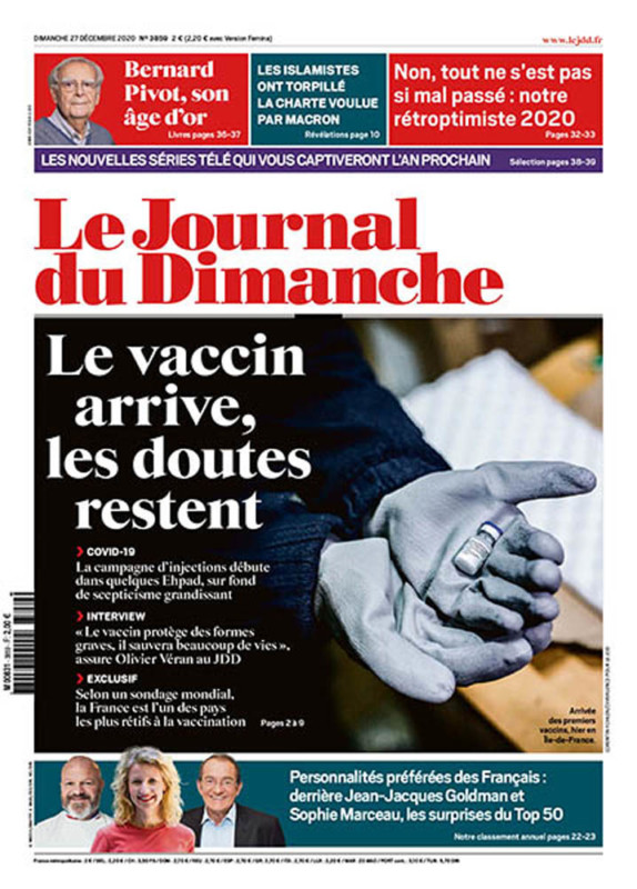 Le Journal du Dimanche No. 3859 - 27 Décembre 2020