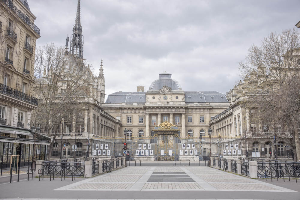 PARIS, VILLE DESERTEE DURANT LE CONFINEMENT DE L'EPIDEMIE DU CORONAVIRUS.