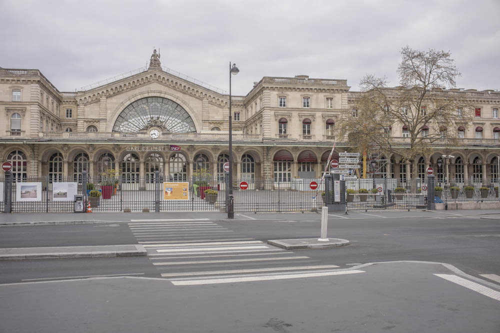 PARIS, VILLE DESERTEE DURANT LE CONFINEMENT DE L'EPIDEMIE DU CORONAVIRUS.