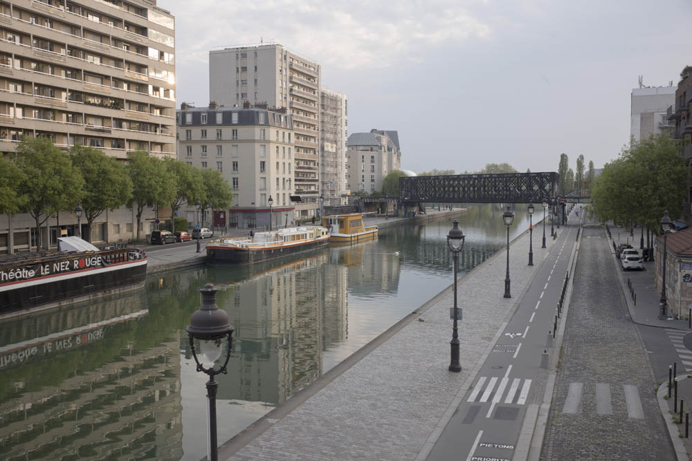 PARIS, VILLE DESERTEE DURANT LE CONFINEMENT DE L'EPIDEMIE DU CORONAVIRUS.