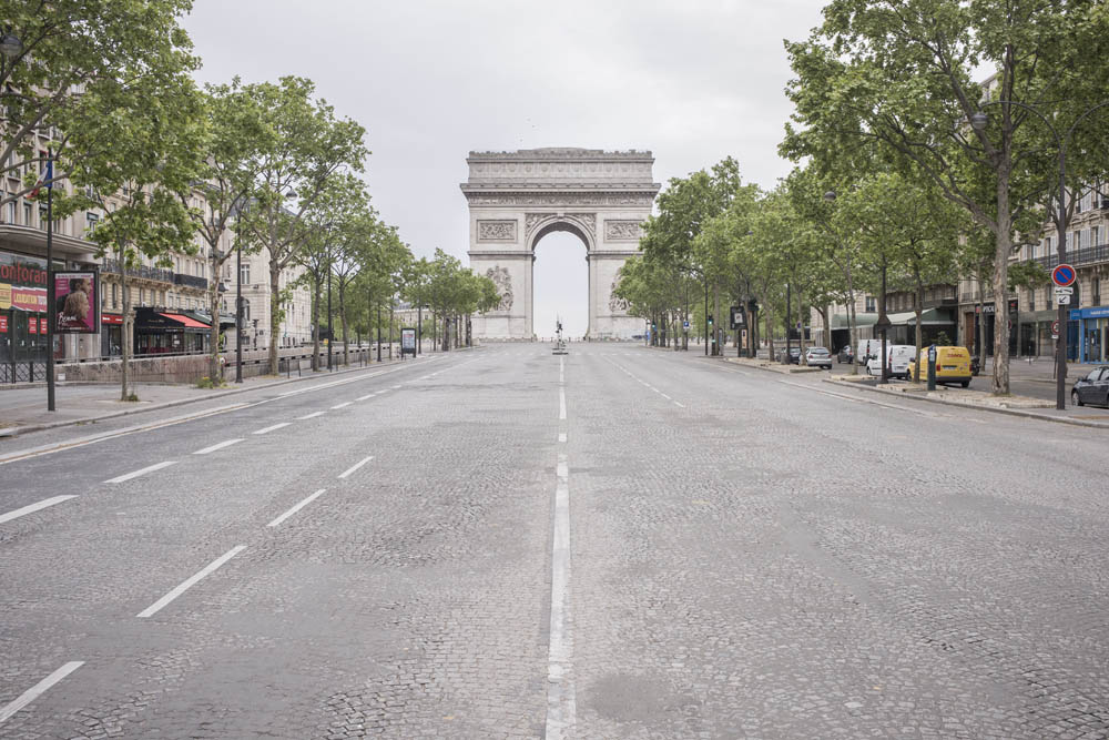 PARIS VIDE, SOUS PANDEMIE DE COVID 19.