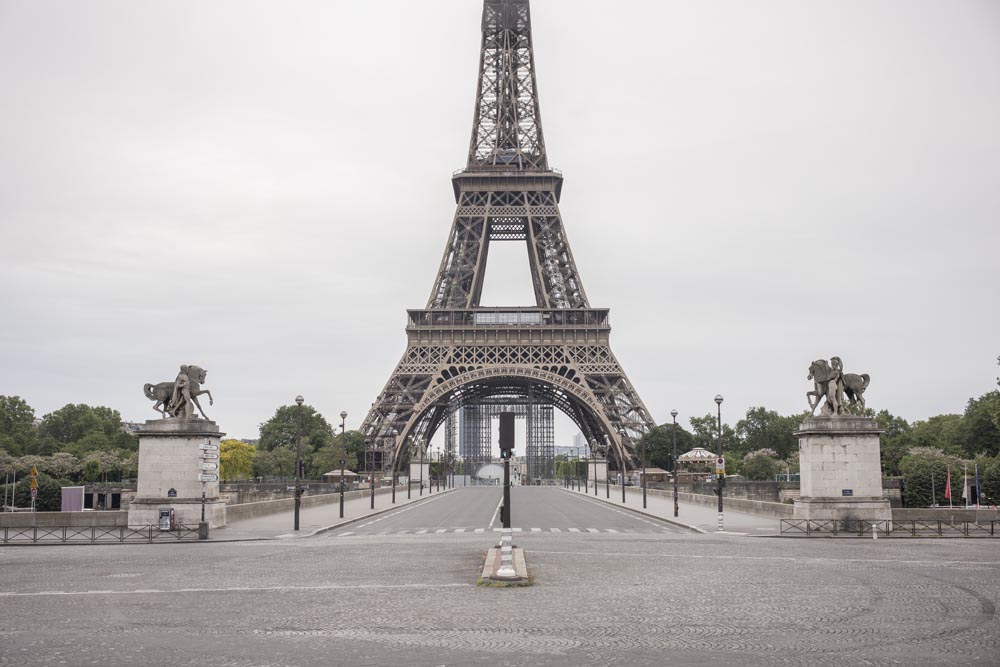 PARIS VIDE, SOUS PANDEMIE DE COVID 19.