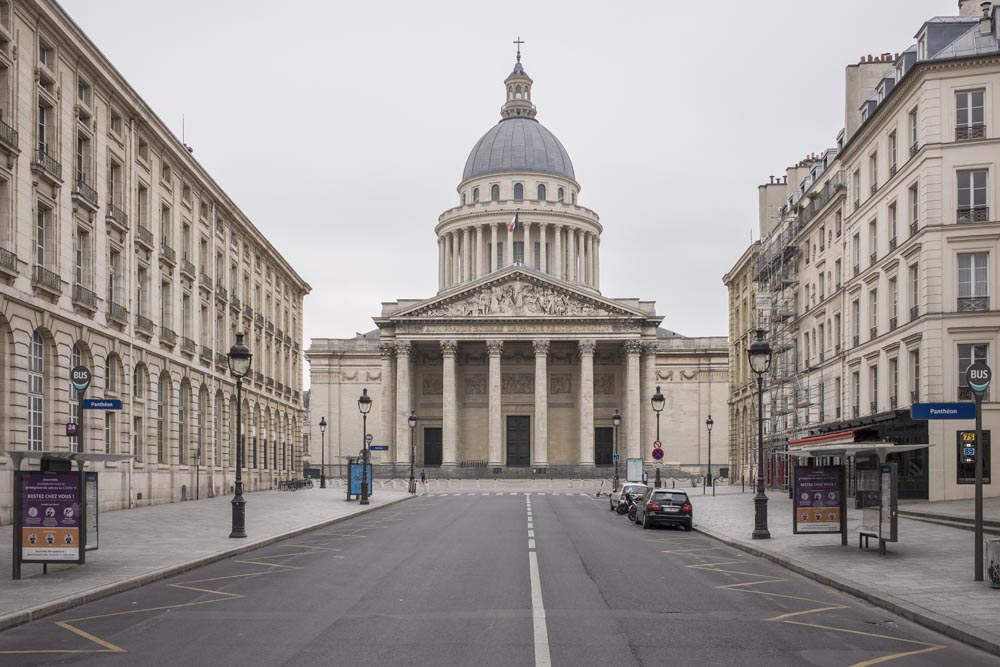 PARIS VIDE, SOUS PANDEMIE DE COVID 19.