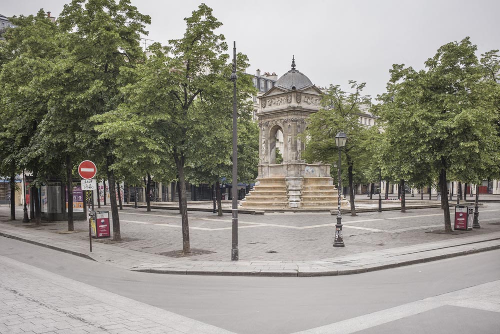 PARIS VIDE, SOUS PANDEMIE DE COVID 19.