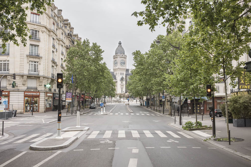 PARIS VIDE, SOUS PANDEMIE DE COVID 19.