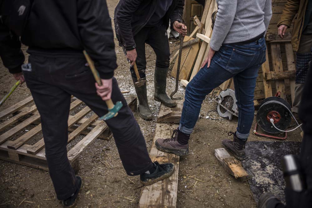 11EME JOUR DE L'OCCUPATION DE LA ZAD DU TRIANGLE DE GONESSE.