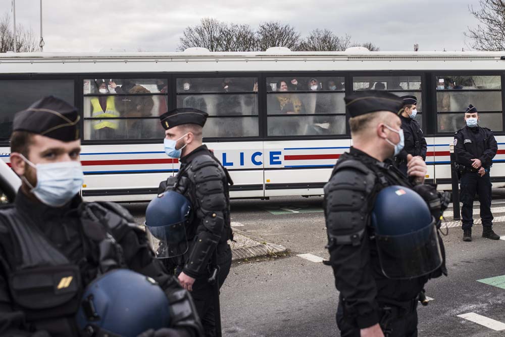 EVACUATION DE LA ZAD DU TRIANGLE DE GONESSE.