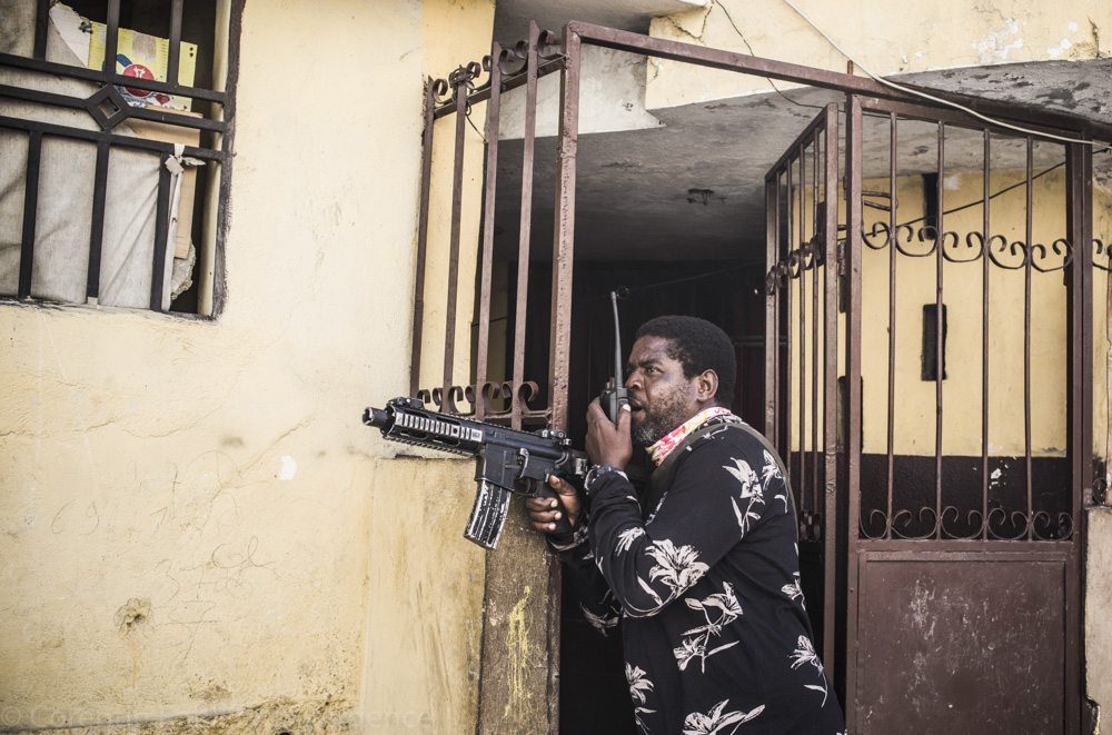 BARBECUE, CHEF DU GANG G9 EN HAITI.