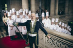PREPARATION DE L'ENTREE DU CHEF GUY SAVOY A L'ACADEMIE DES BEAUX-ARTS. thumbnail